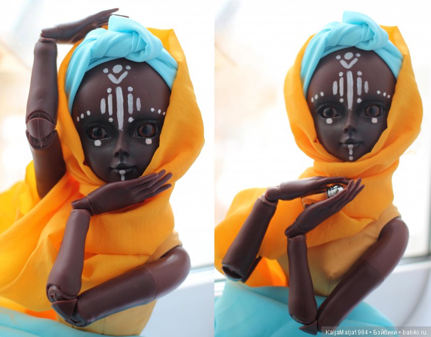 ООАК негритянка мулатка Звезда Подиума первая волна Night Lolita