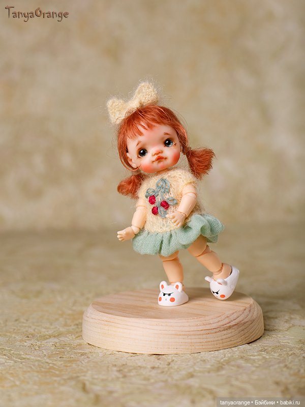 Малышка на теле мини YMY — Авторские миниатюрные куклы: лепка (фото 7)
