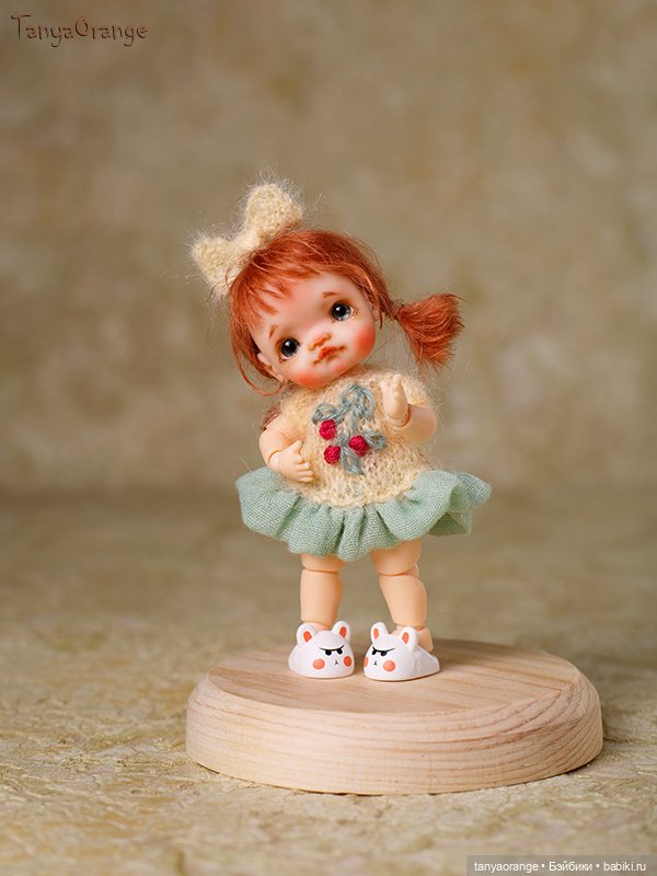 Малышка на теле мини YMY — Авторские миниатюрные куклы: лепка (фото 2)