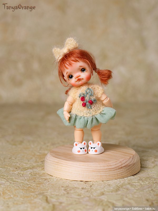 Малышка на теле мини YMY — Авторские миниатюрные куклы: лепка (фото 4)