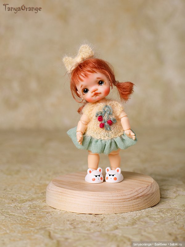 Малышка на теле мини YMY — Авторские миниатюрные куклы: лепка (фото 5)