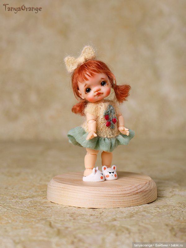 Малышка на теле мини YMY — Авторские миниатюрные куклы: лепка (фото 6)