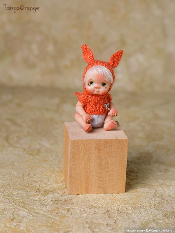 Миниатюрная кукла Морковка (фото 5)