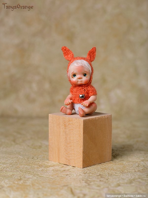 Миниатюрная кукла Морковка (фото 2)
