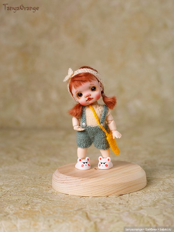 Малышка на теле мини YMY — Авторские миниатюрные куклы: лепка (фото 2)