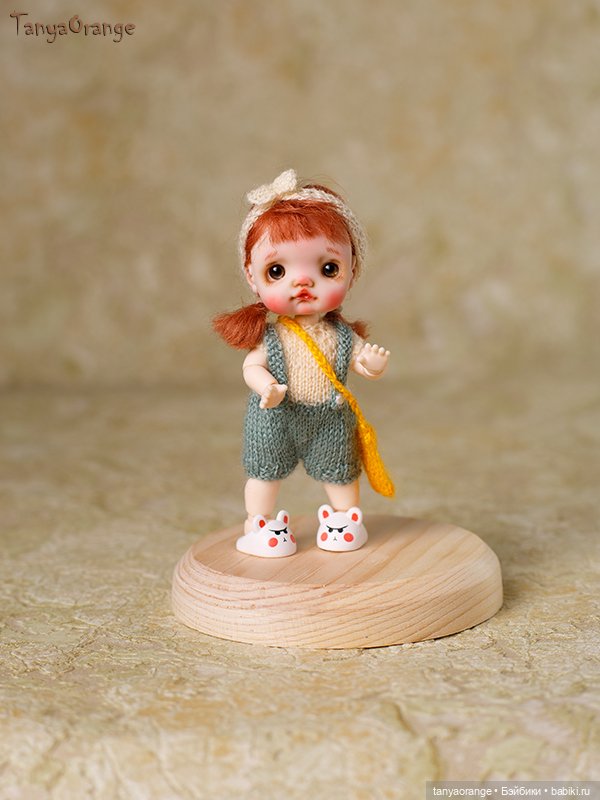 Малышка на теле мини YMY — Авторские миниатюрные куклы: лепка (фото 6)