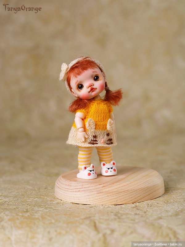 Малышка на теле мини YMY — Авторские миниатюрные куклы: лепка (фото 4)
