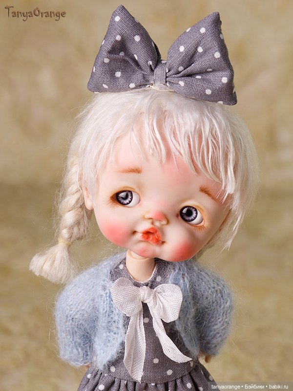 Герда малышка ob11 — Лепка авторских кукол: полимерная глина