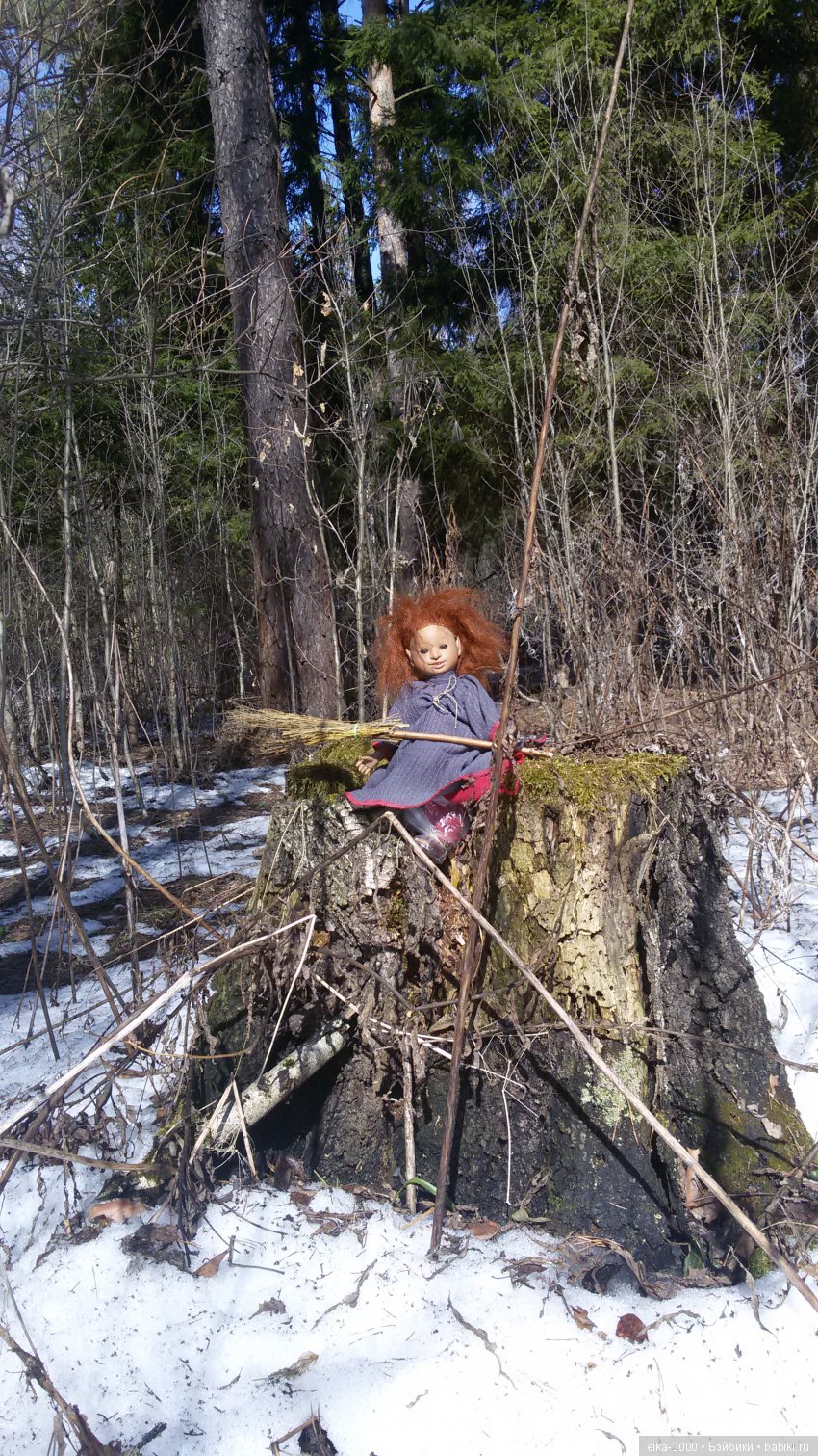 Баба-яга на выгуле — Куклы Carmen Gonzalez (Кармен Гонсалез): Мариетта (фото 4)