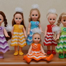 Весенняя радуга. Куклы фабрики "Весна"