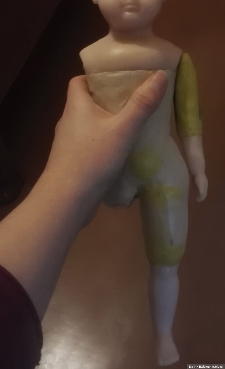 Новая восковая куколка по мотивам антикварных (фото 5)