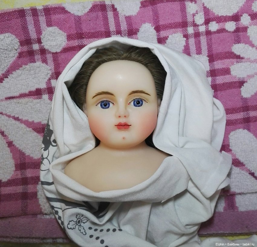 Новая восковая куколка по мотивам антикварных (фото 4)