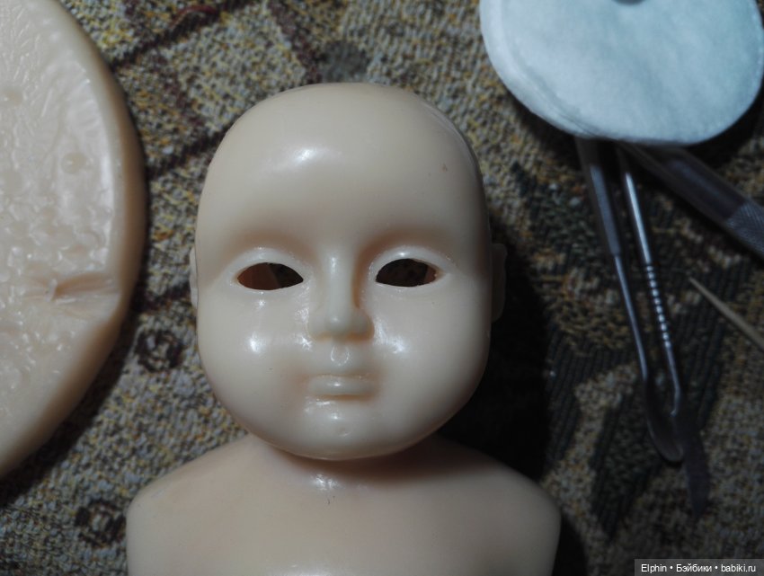 Новая восковая куколка по мотивам антикварных (фото 2)