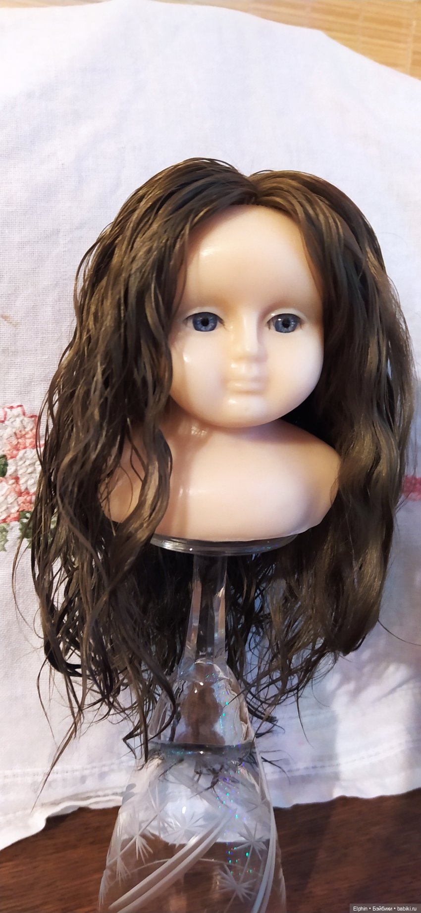 Новая восковая куколка по мотивам антикварных (фото 10)