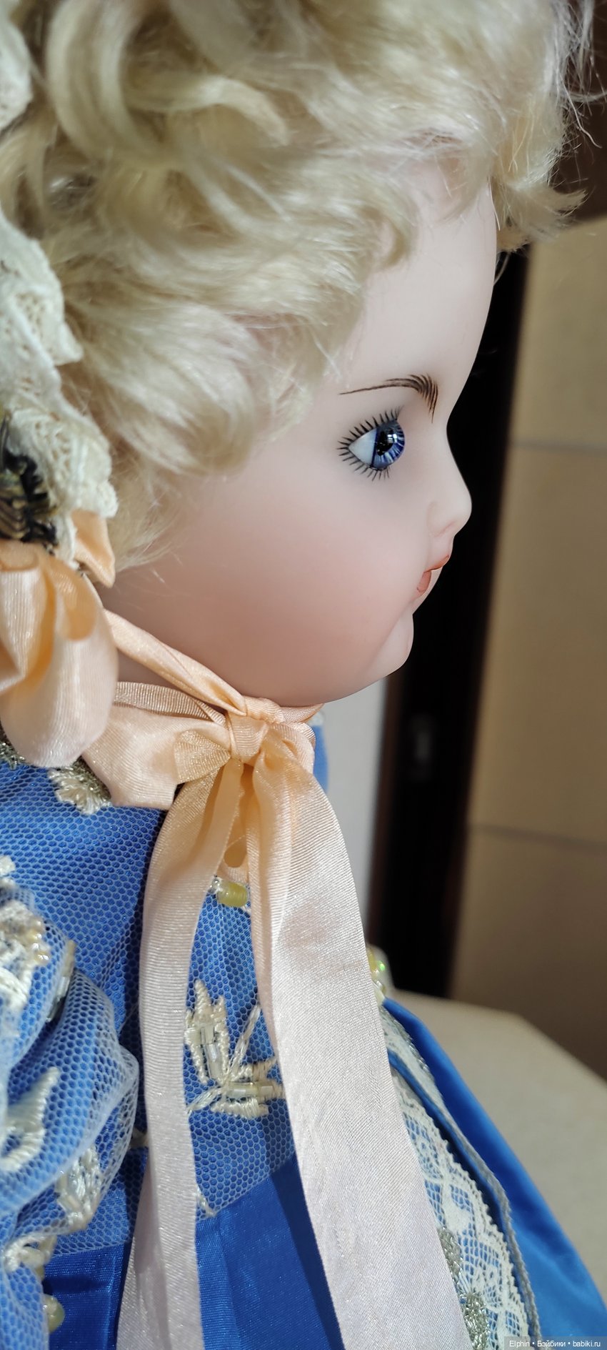 Одна из моих новых работ. Восковая кукла-реплика антикварного Schmitt et Fils