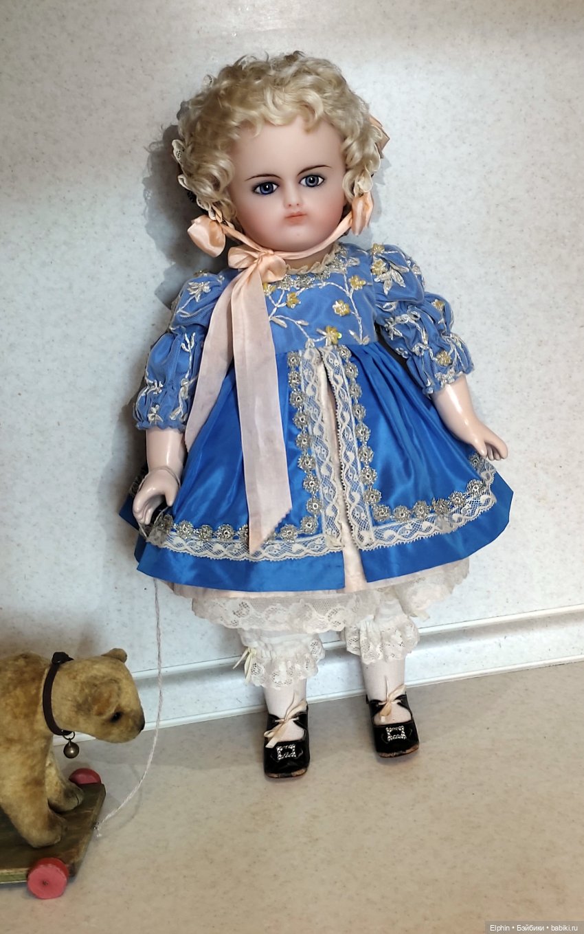 Одна из моих новых работ. Восковая кукла-реплика антикварного Schmitt et Fils