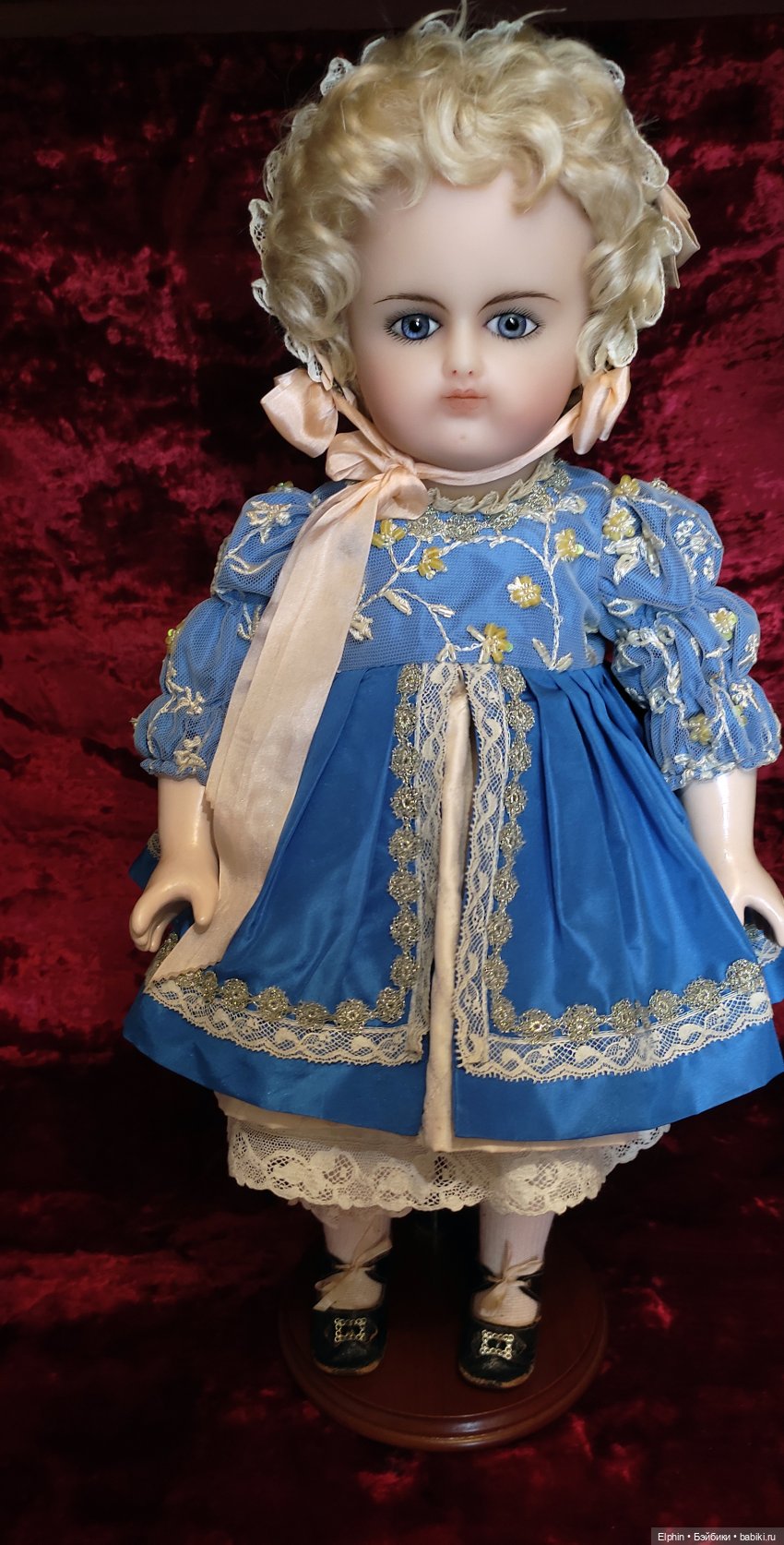 Одна из моих новых работ. Восковая кукла-реплика антикварного Schmitt et Fils