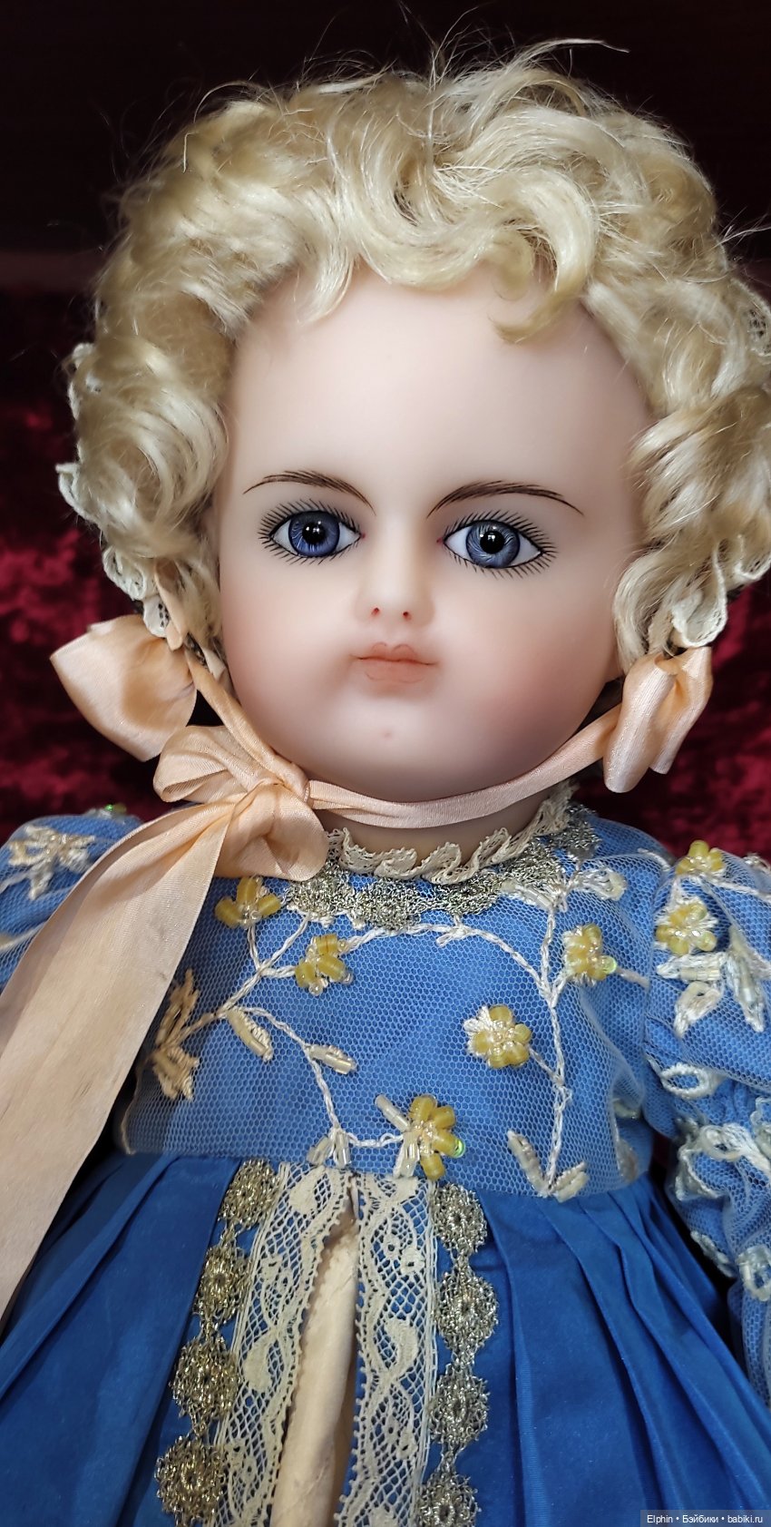 Одна из моих новых работ. Восковая кукла-реплика антикварного Schmitt et Fils