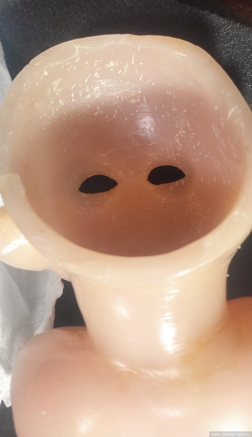 Реставрация цельнолитой восковой куклы