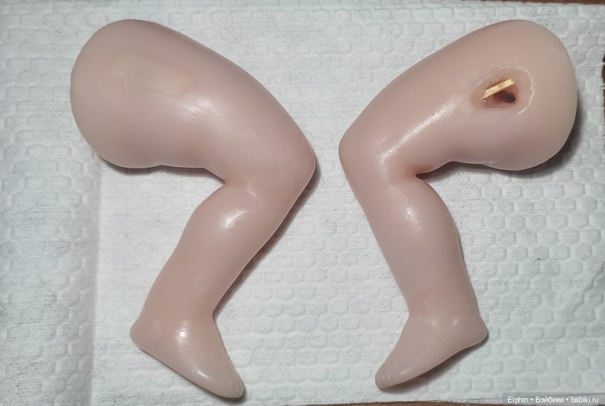 Реставрация цельнолитой восковой куклы