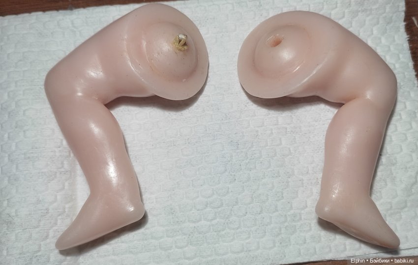 Реставрация цельнолитой восковой куклы