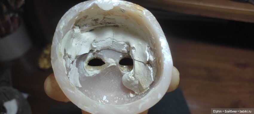 Реставрация цельнолитой восковой куклы (фото 6)