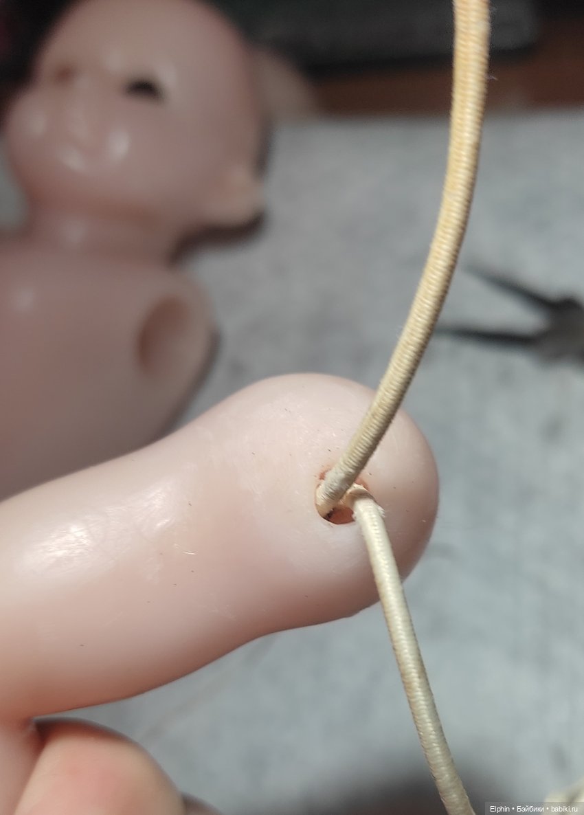 Реставрация цельнолитой восковой куклы