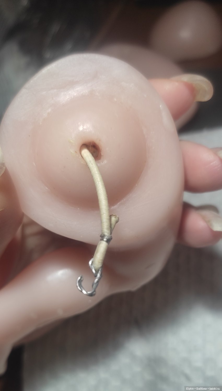 Реставрация цельнолитой восковой куклы