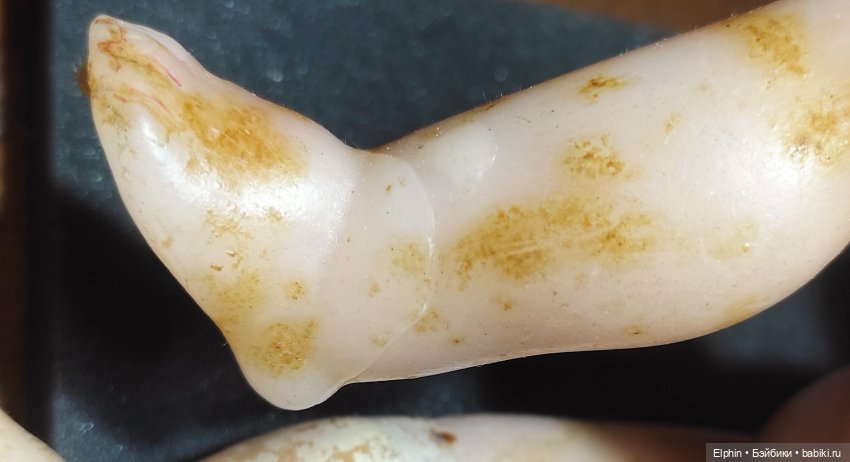 Реставрация цельнолитой восковой куклы