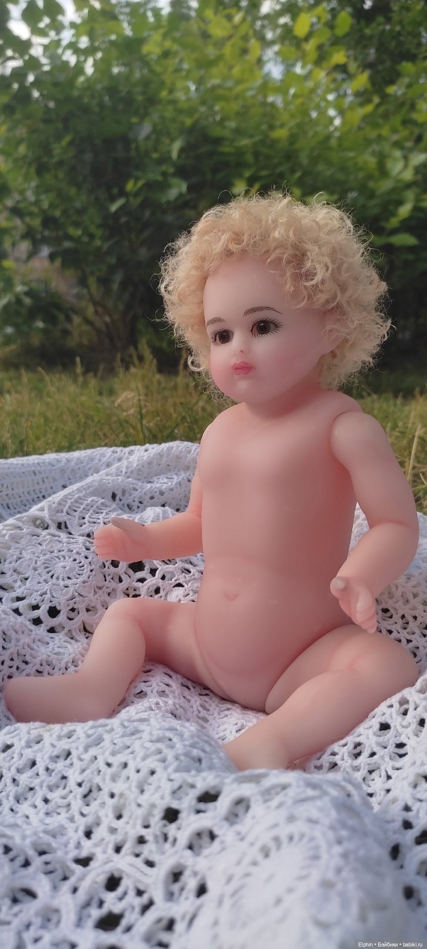 Реставрация цельнолитой восковой куклы