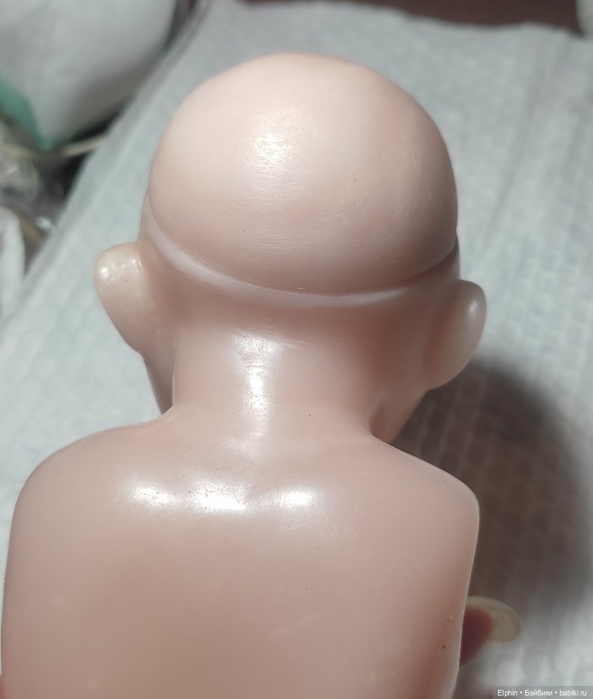 Реставрация цельнолитой восковой куклы