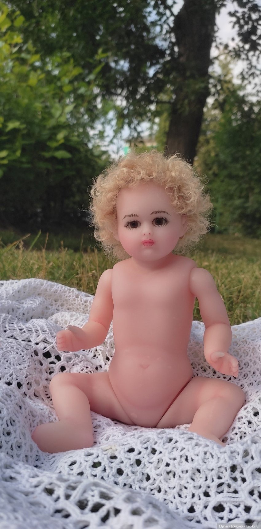 Реставрация цельнолитой восковой куклы