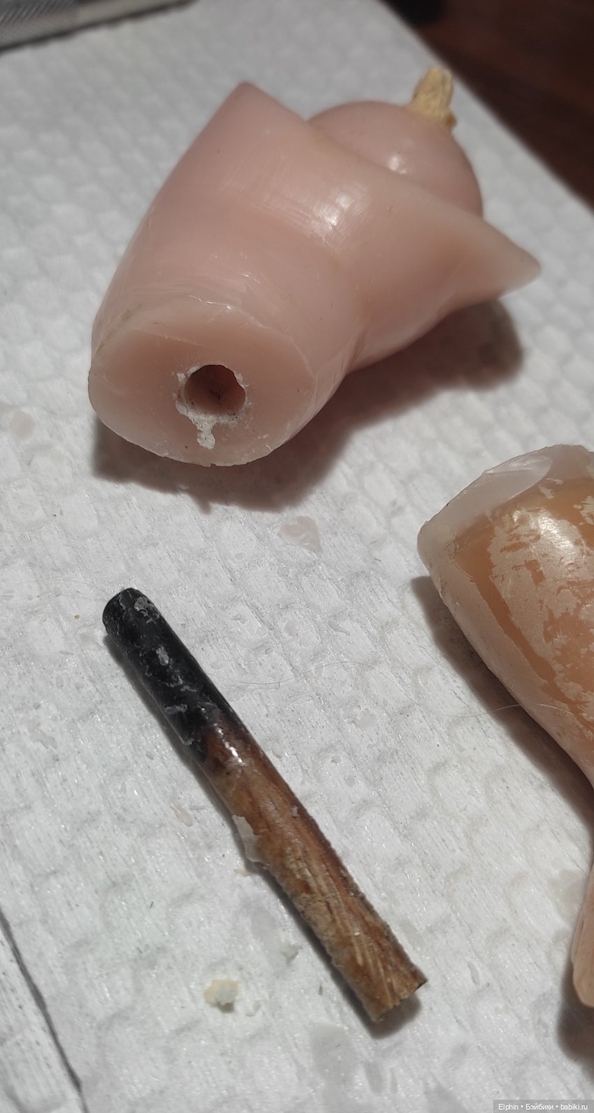 Реставрация цельнолитой восковой куклы