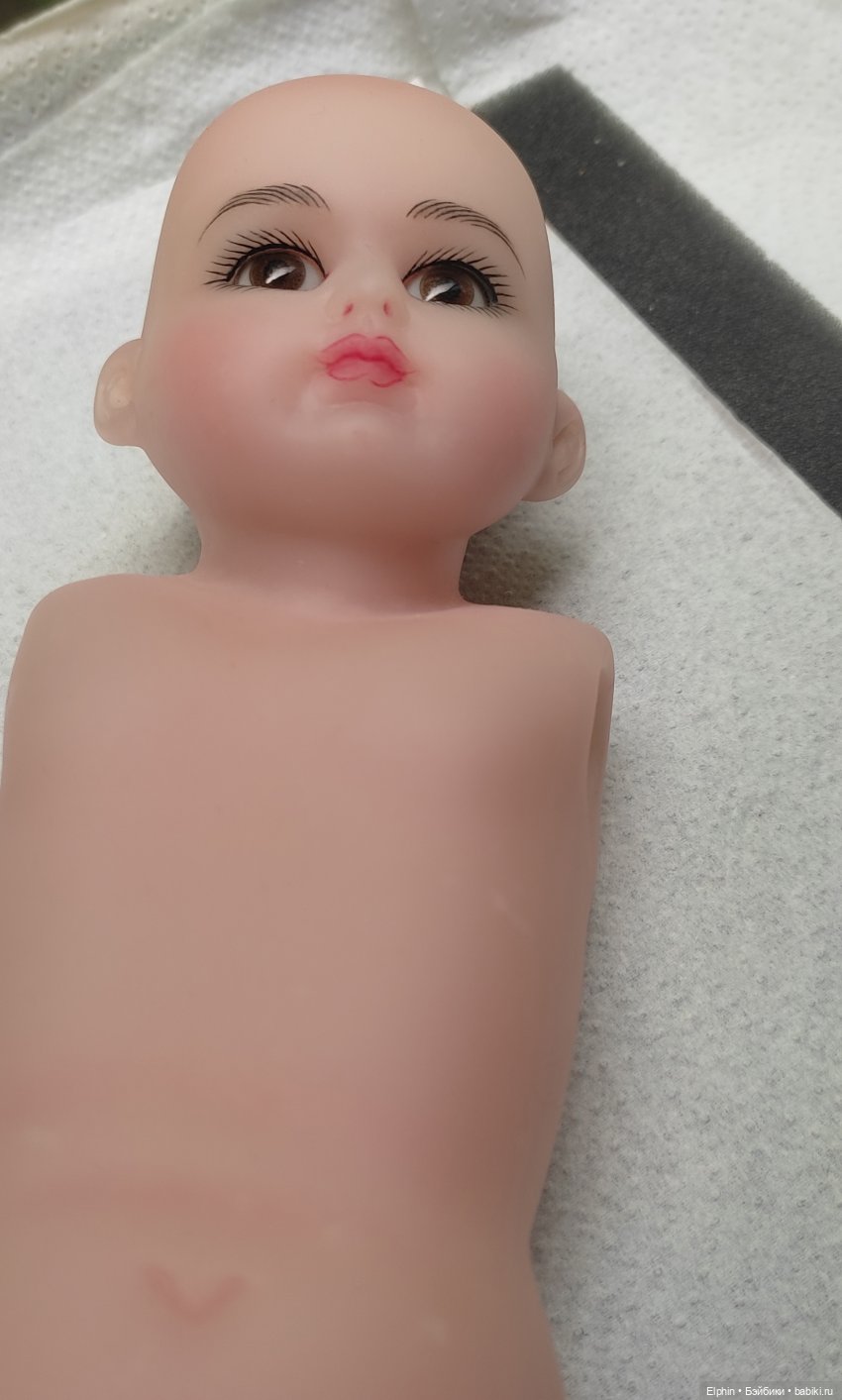 Реставрация цельнолитой восковой куклы