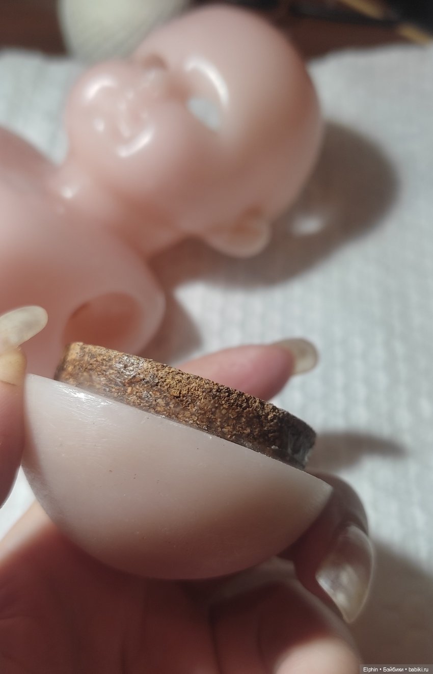 Реставрация цельнолитой восковой куклы