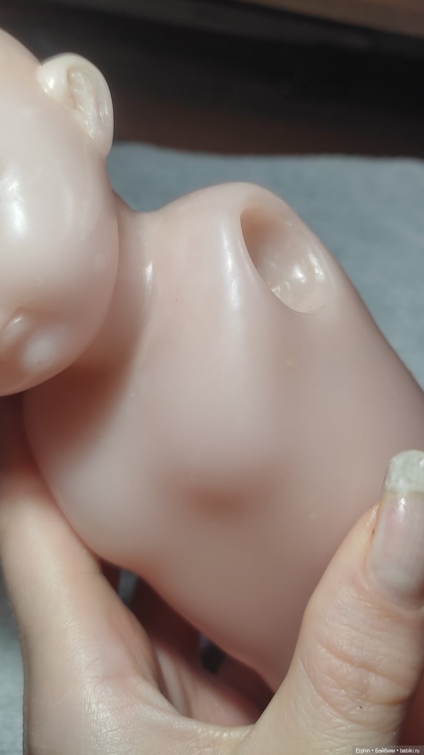 Реставрация цельнолитой восковой куклы