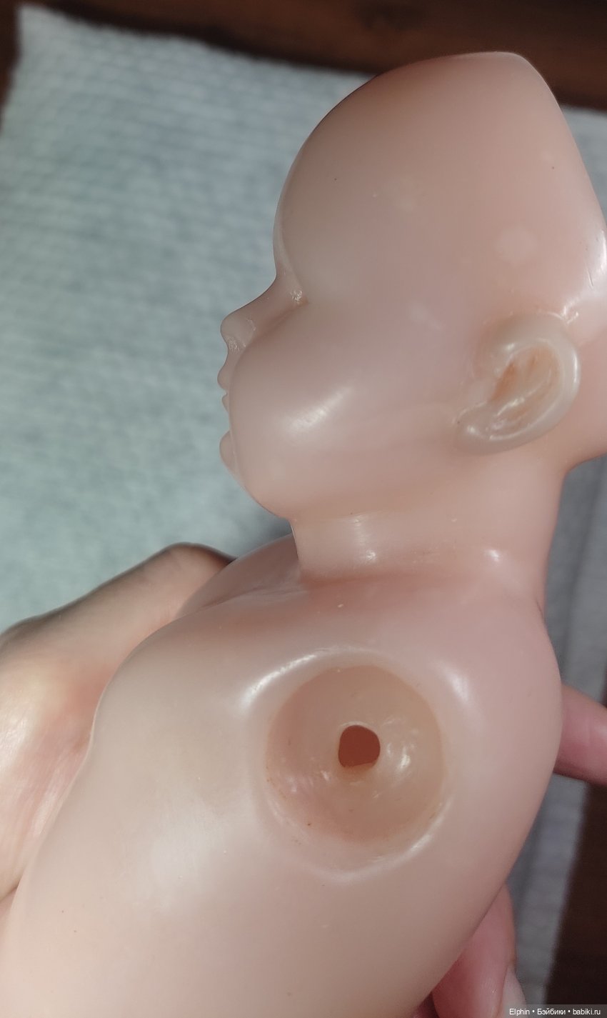 Реставрация цельнолитой восковой куклы