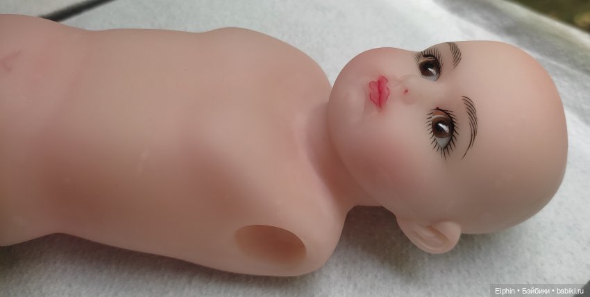 Реставрация цельнолитой восковой куклы