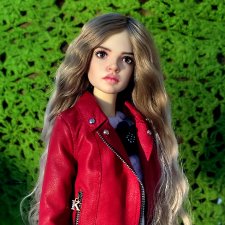 Длинный парик сложного градиентного окрашивания ОГ 11,5-12 см