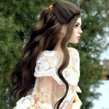 Длинный парик ОГ 11,5-12 см