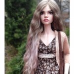 Длинный парик сложного градиентного окрашивания ОГ 11,5-12 см