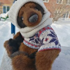 Бруно на прогулке