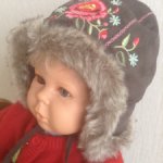 Зимняя шапочка для малышек