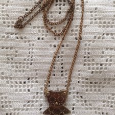 Винтажный Мишка- медальон