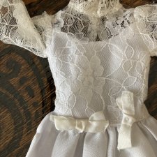 Платье невесты для Барби винтаж