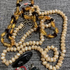 Лот-2 бусы винтаж для кукол или творчества