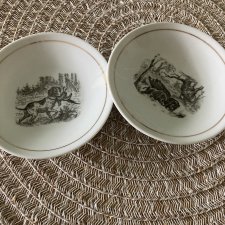 Пара мини тарелочек, винтаж ГДР