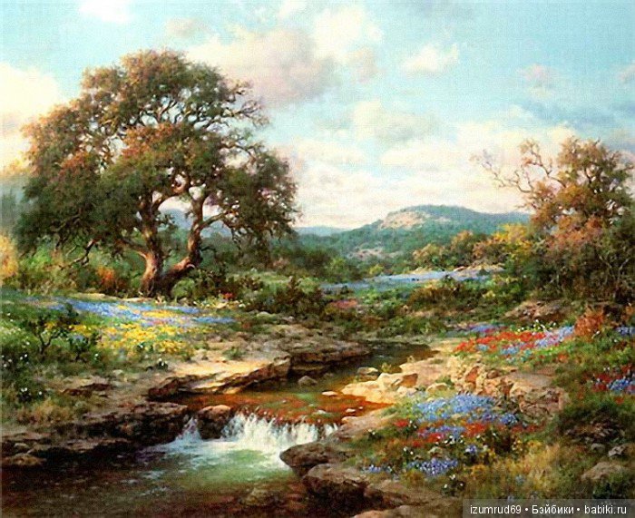 Моя вышивка "Под солнечными лучами"