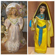 Первый опыт преображения куклы. Или вольная фантазия на тему Клеопатры