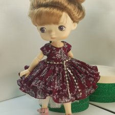 Платье для куколки Xiaomi Monst .